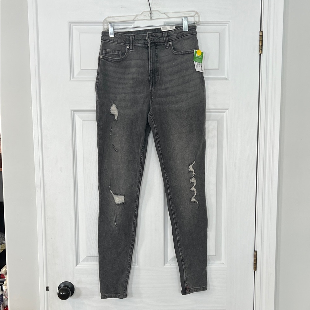 No Boundaries Women's Charcoal Skinny Jeans